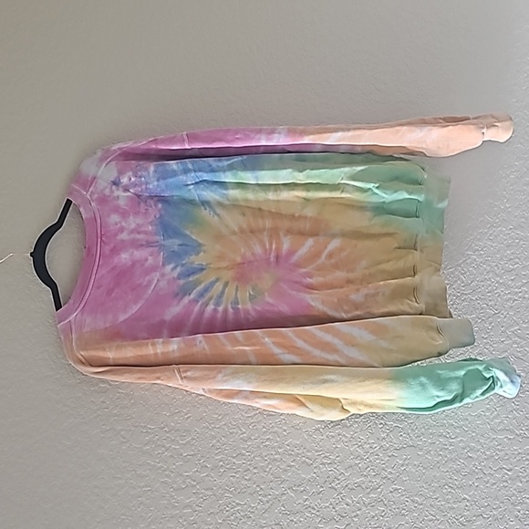 Biloxi pastel rainbow tie dye sweatshirt - Picture 2 of 4